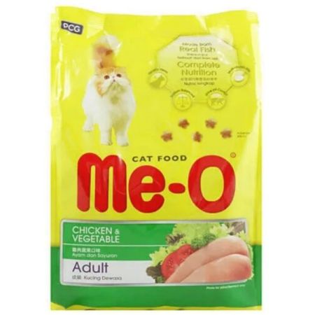 Me-O Adult Dry cat food, chicken and vegitable 1.2 kg